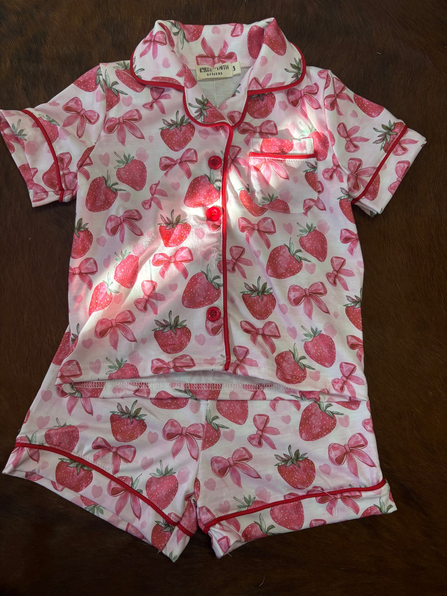 Strawberry pajamas