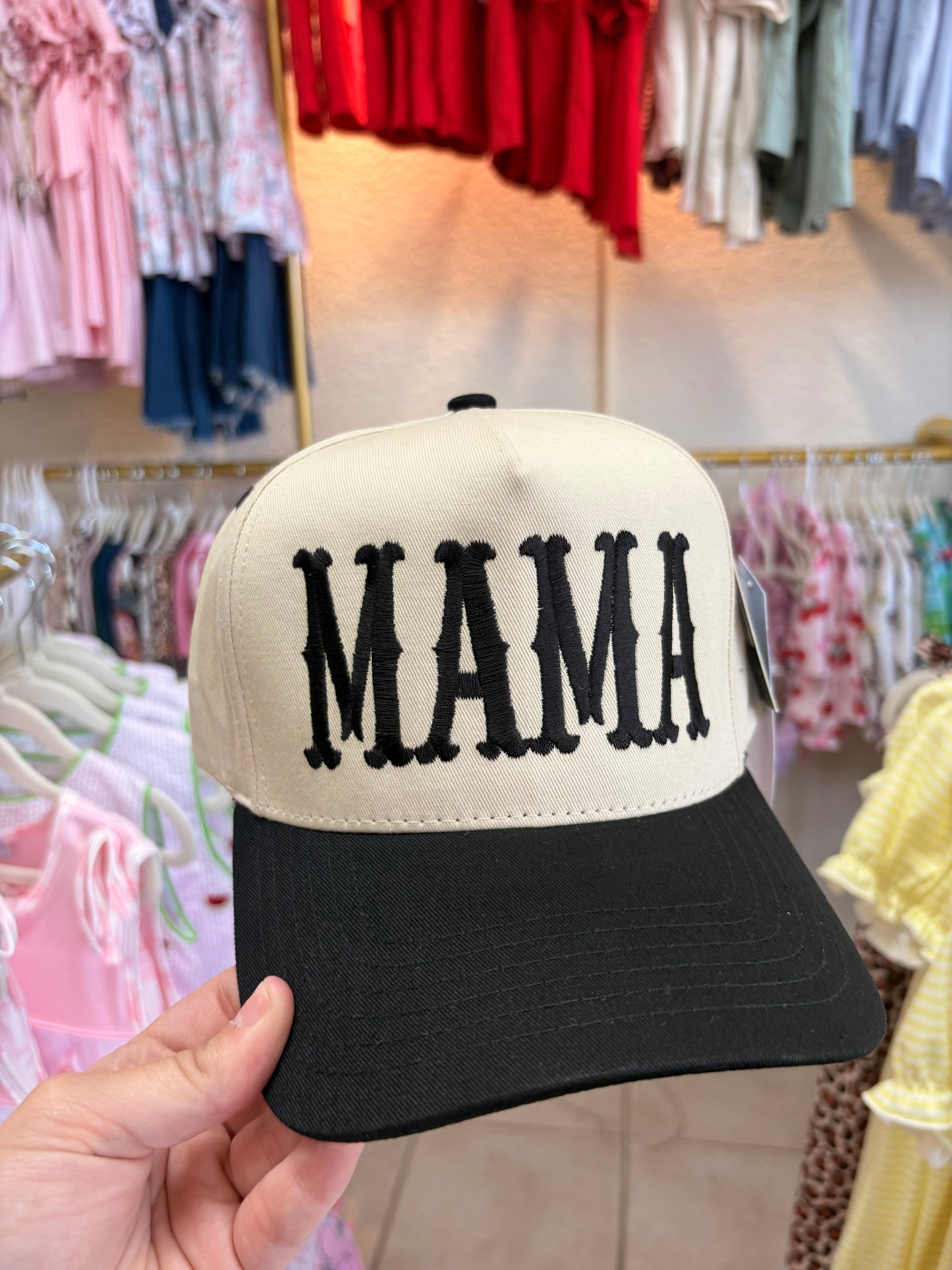 Mama Hat embroidered