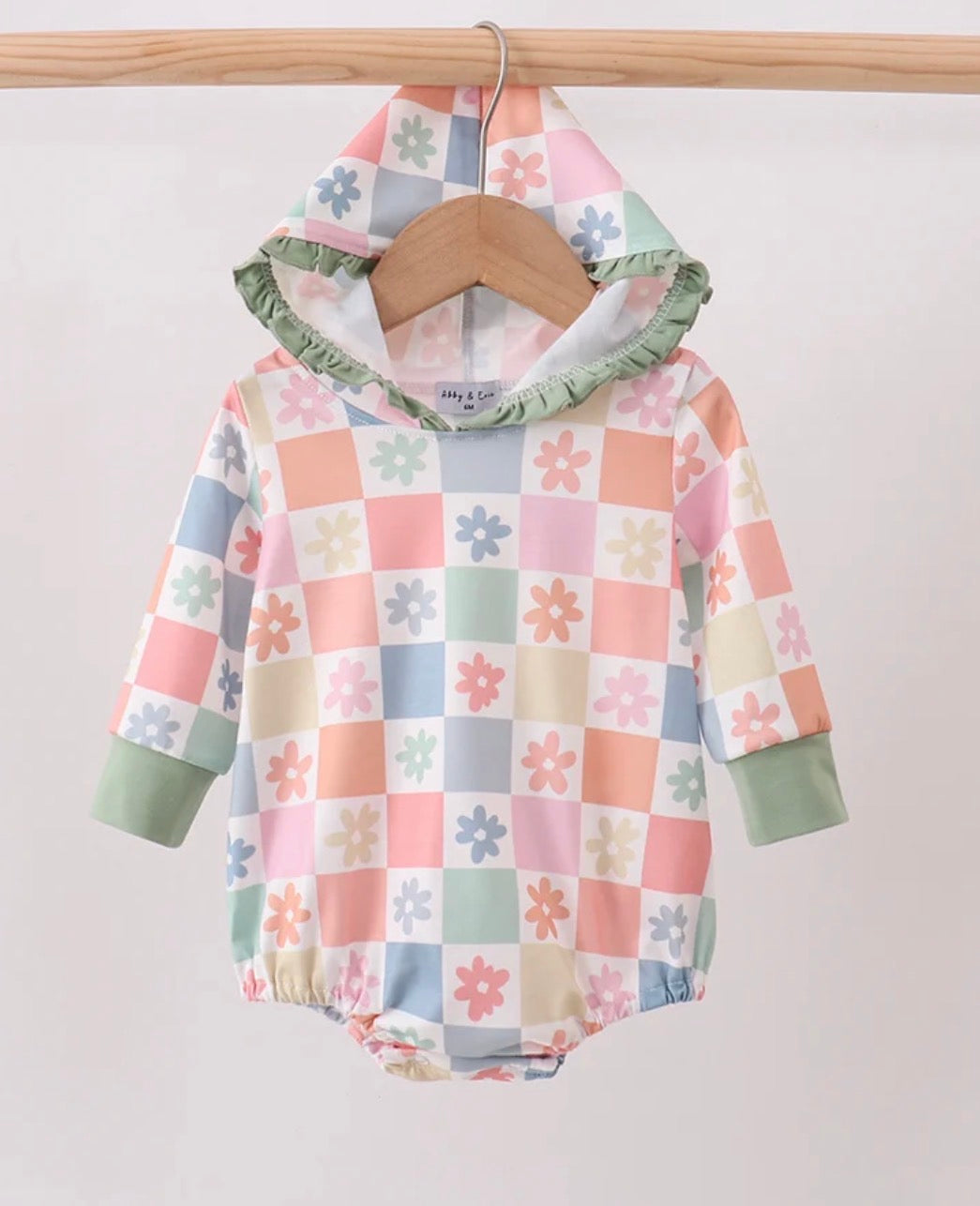 Pastel Daisy Hoodie Bubble