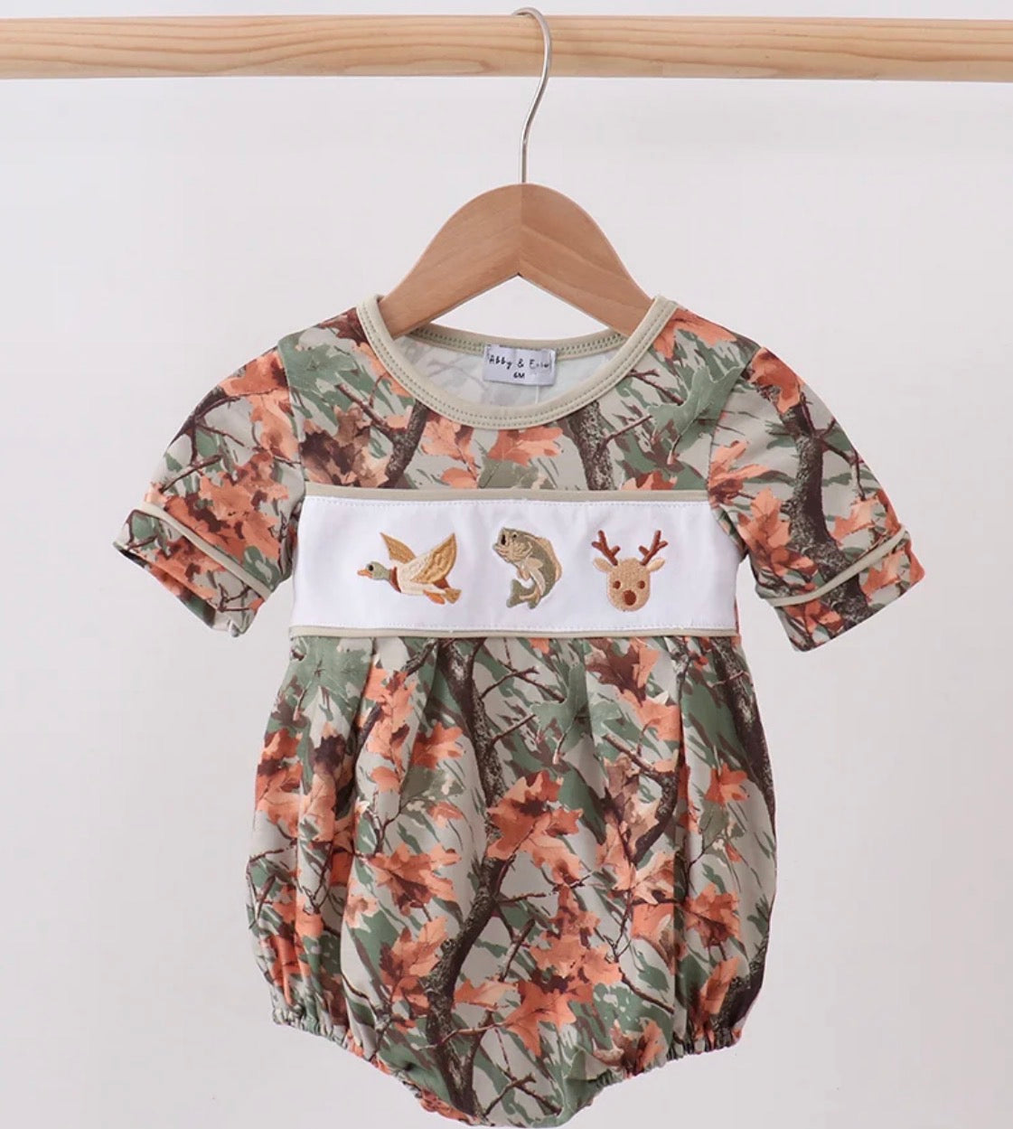 Deer, Duck, & Bass Camo Boy Bubble