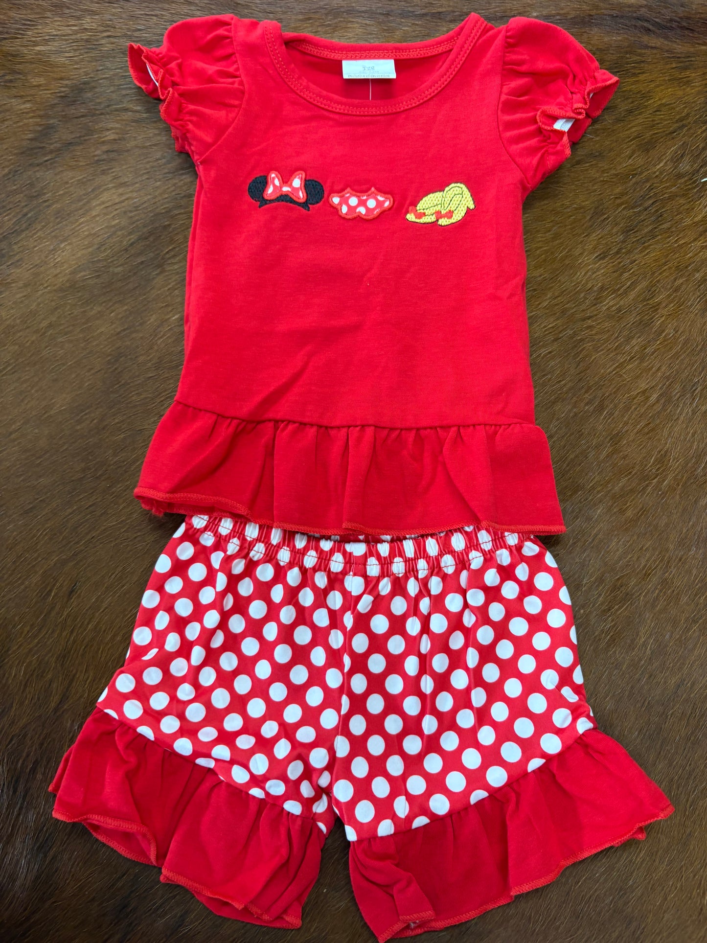 Minnie Mouse Short Set