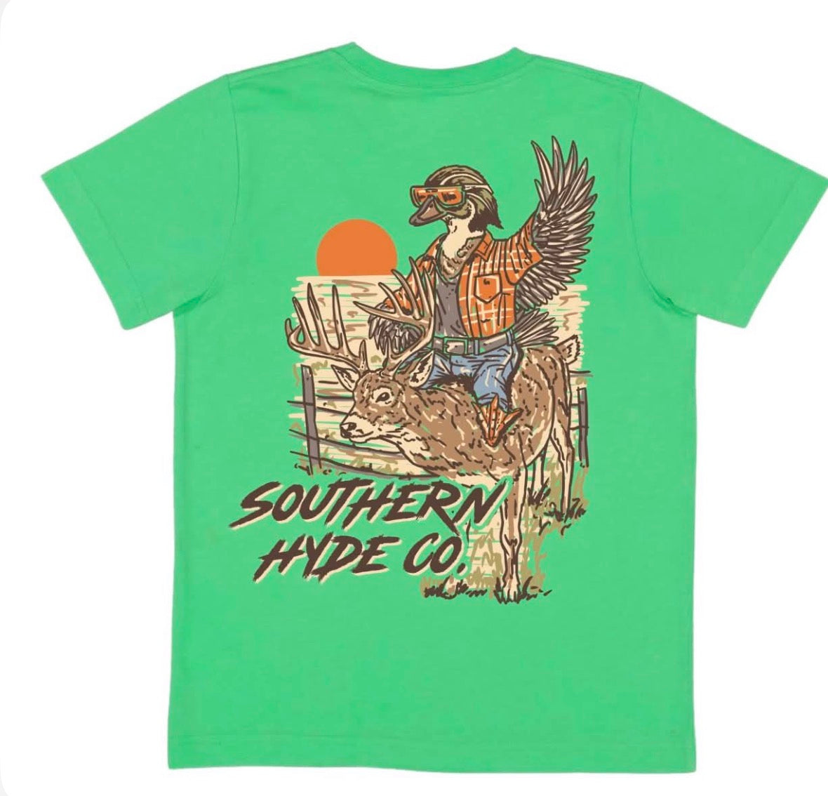 Duck Riding Deer T Shirt