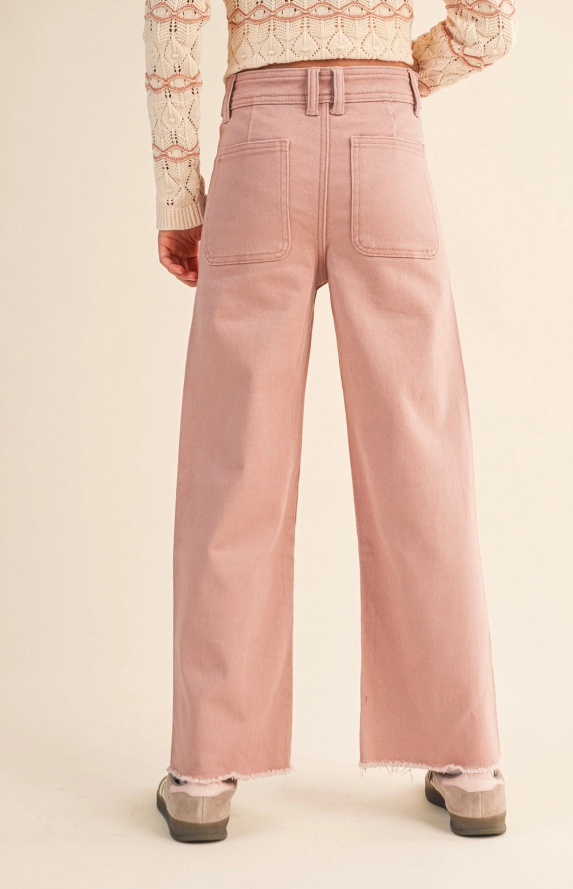 Youth Wide Leg Denim Jeans