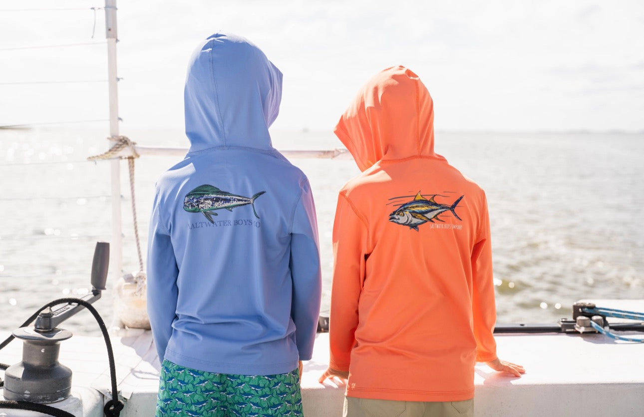 Performance Hoodie Orange Tuna