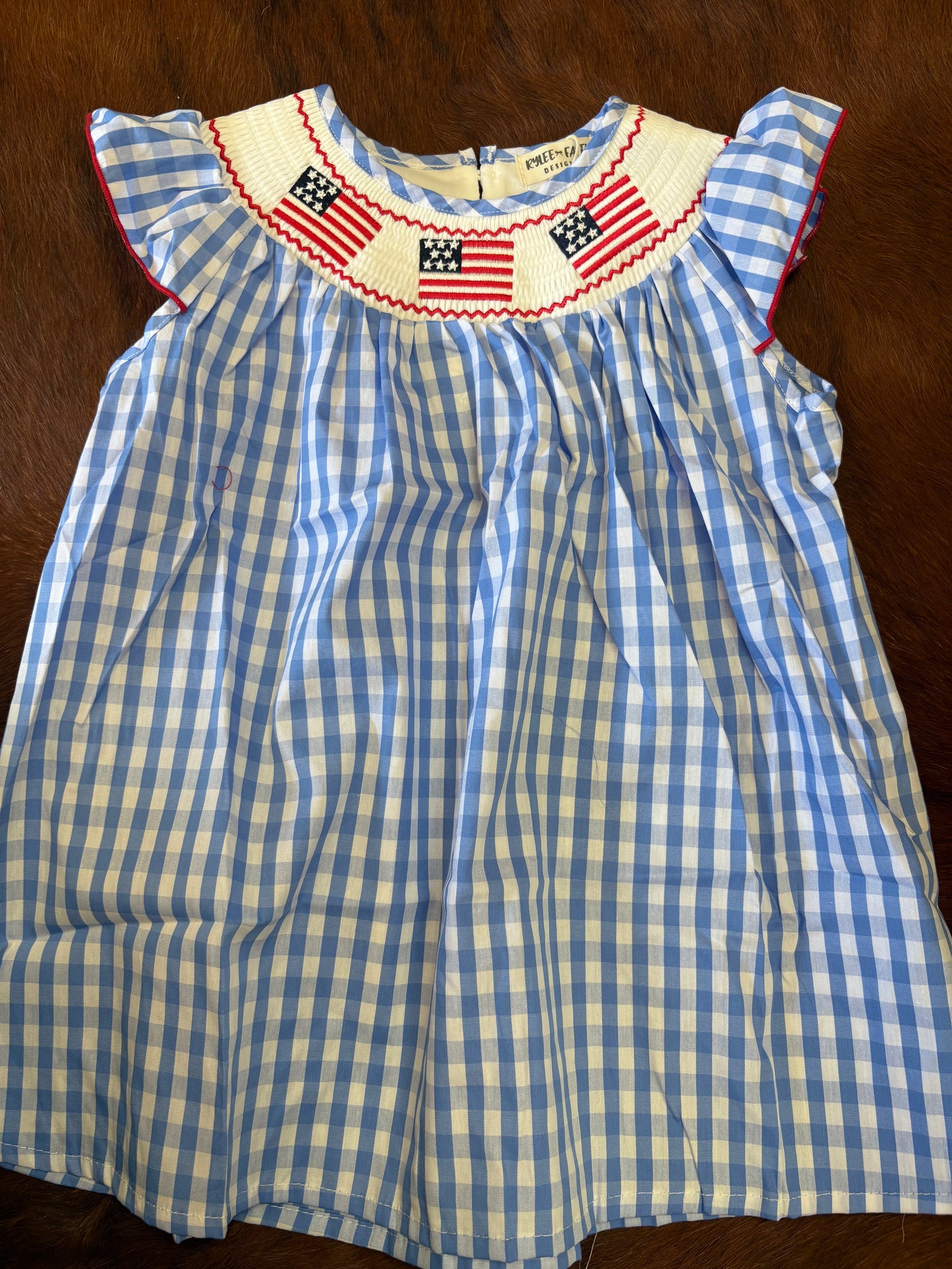 Patriotic Embroidered Dress