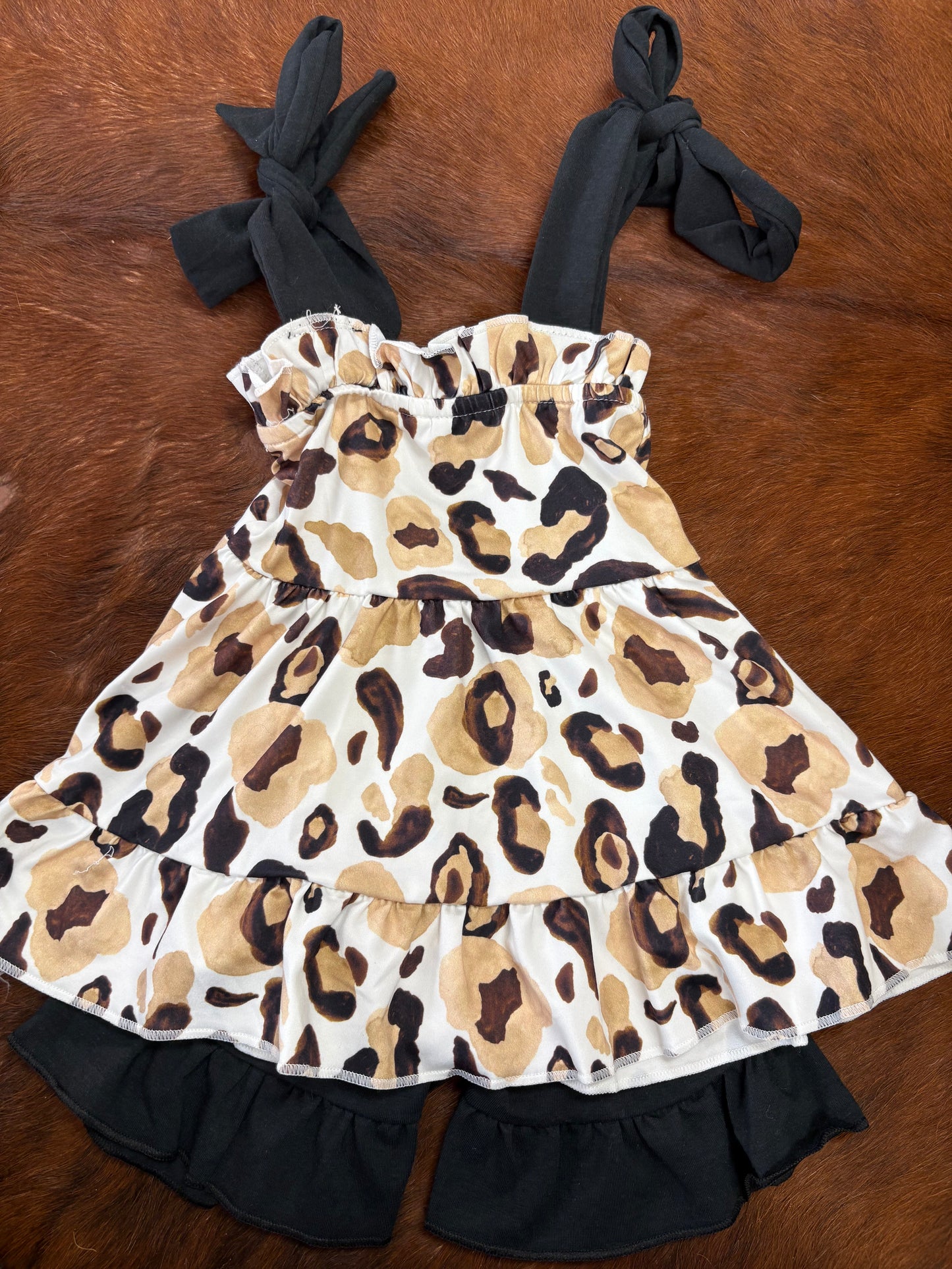 Cheetah Print Short Set