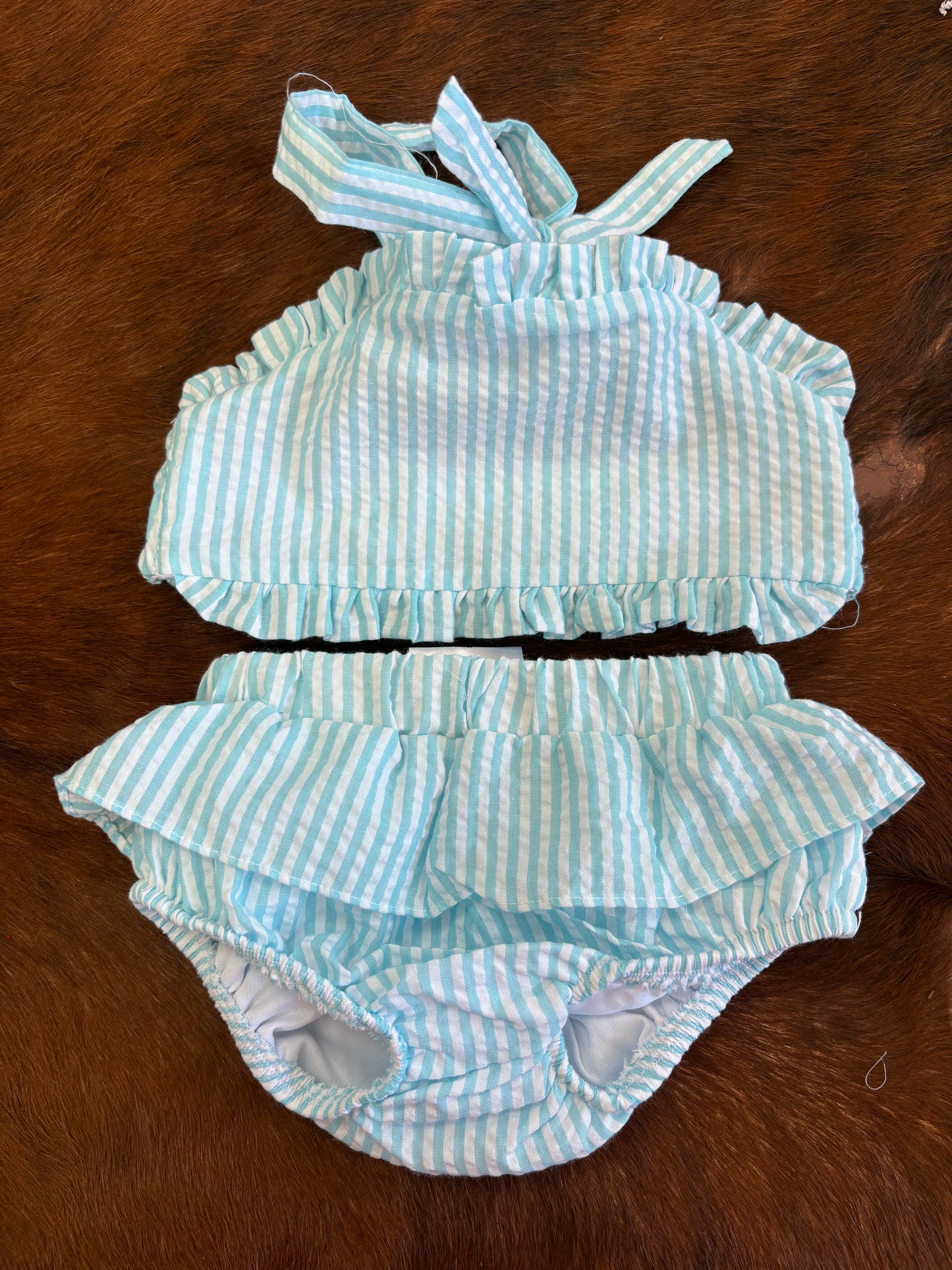 Teal Girl Bathing Suit