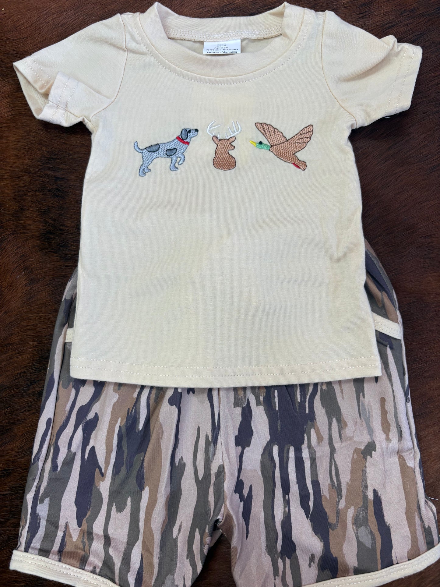 Dog Deer Duck Toddler Boy Set