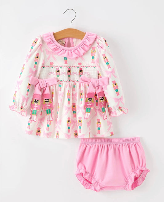 Nutcracker Baby Girl Diaper Set