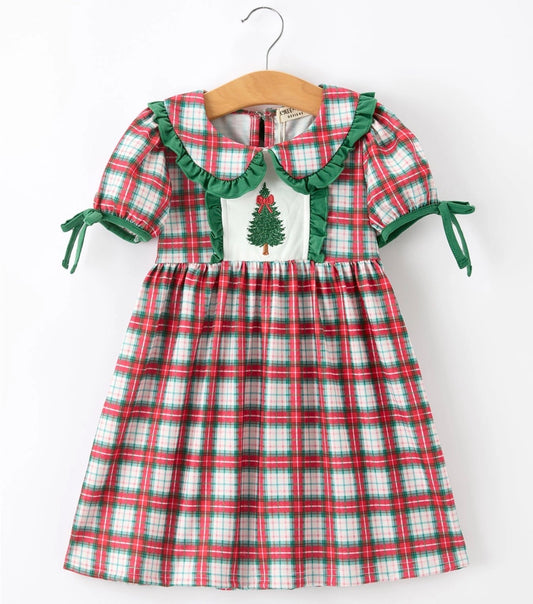 Christmas Tree Toddler Girl Dress