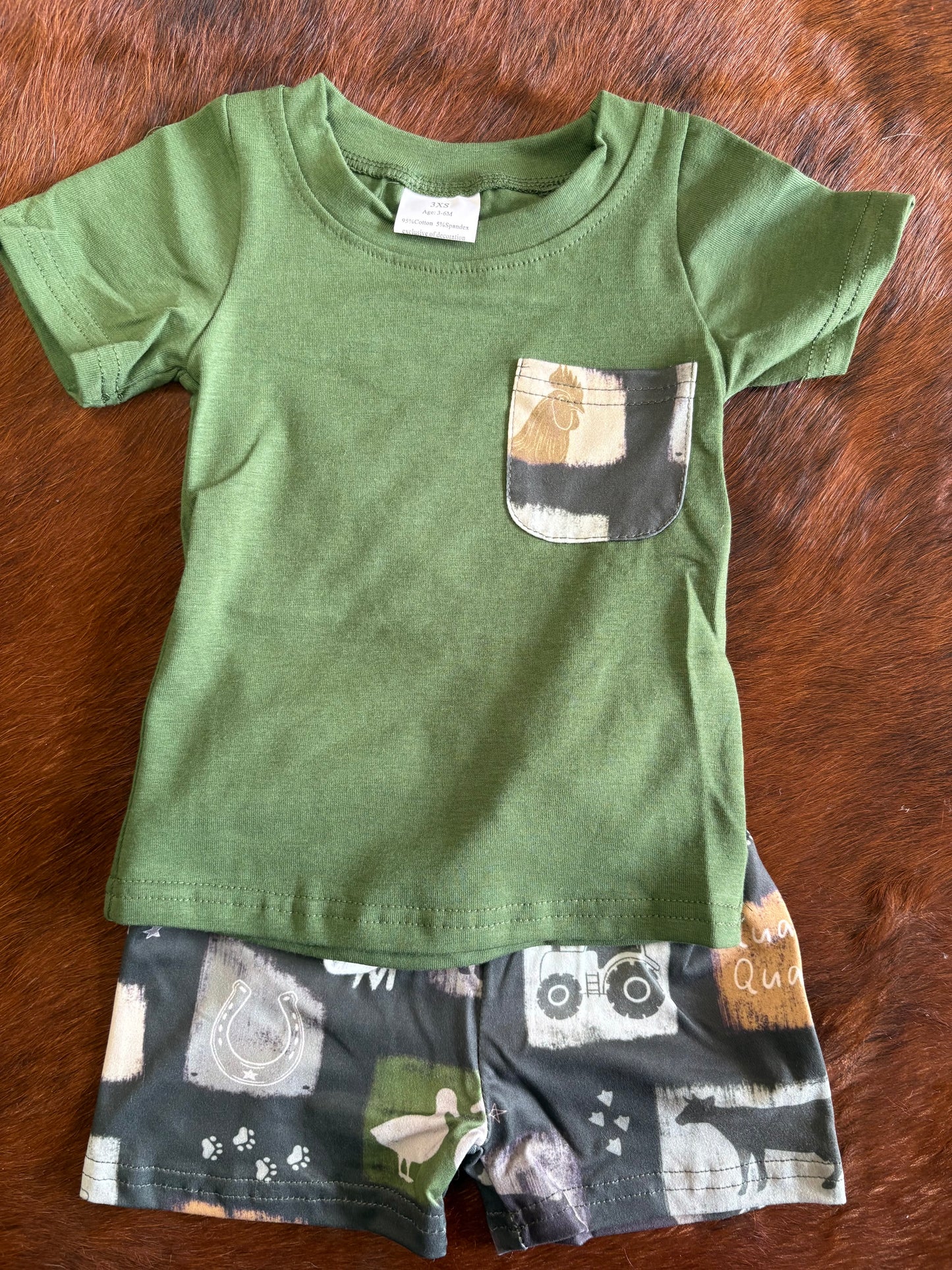 Farm boy outfit set