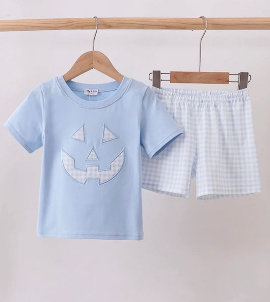 Boy Halloween short set