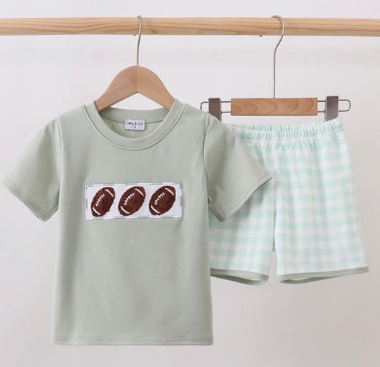 Football boy short set