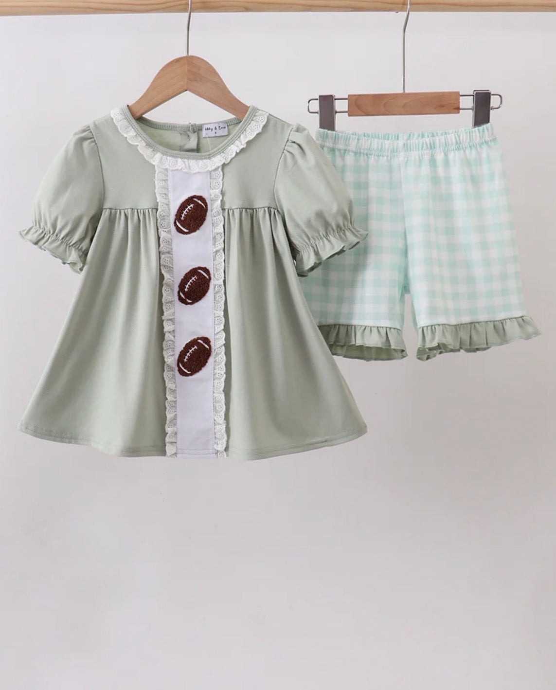 Girl football girl set