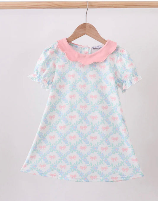Floral bow dress