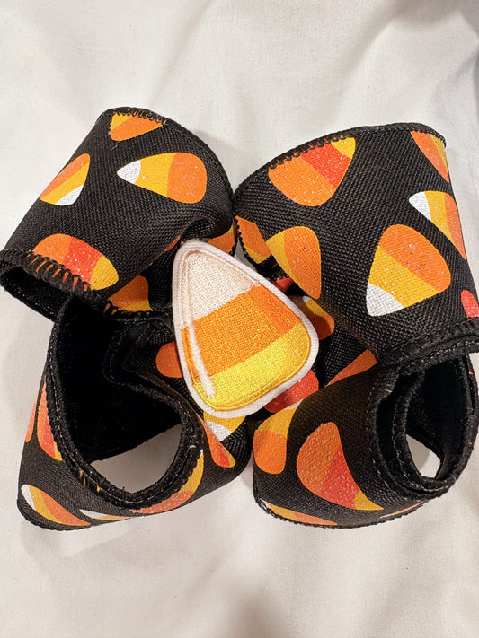 Candy corn bow