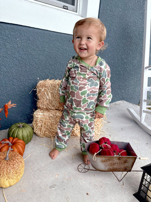 Camo pajama set