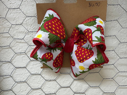 Vintage strawberry bow