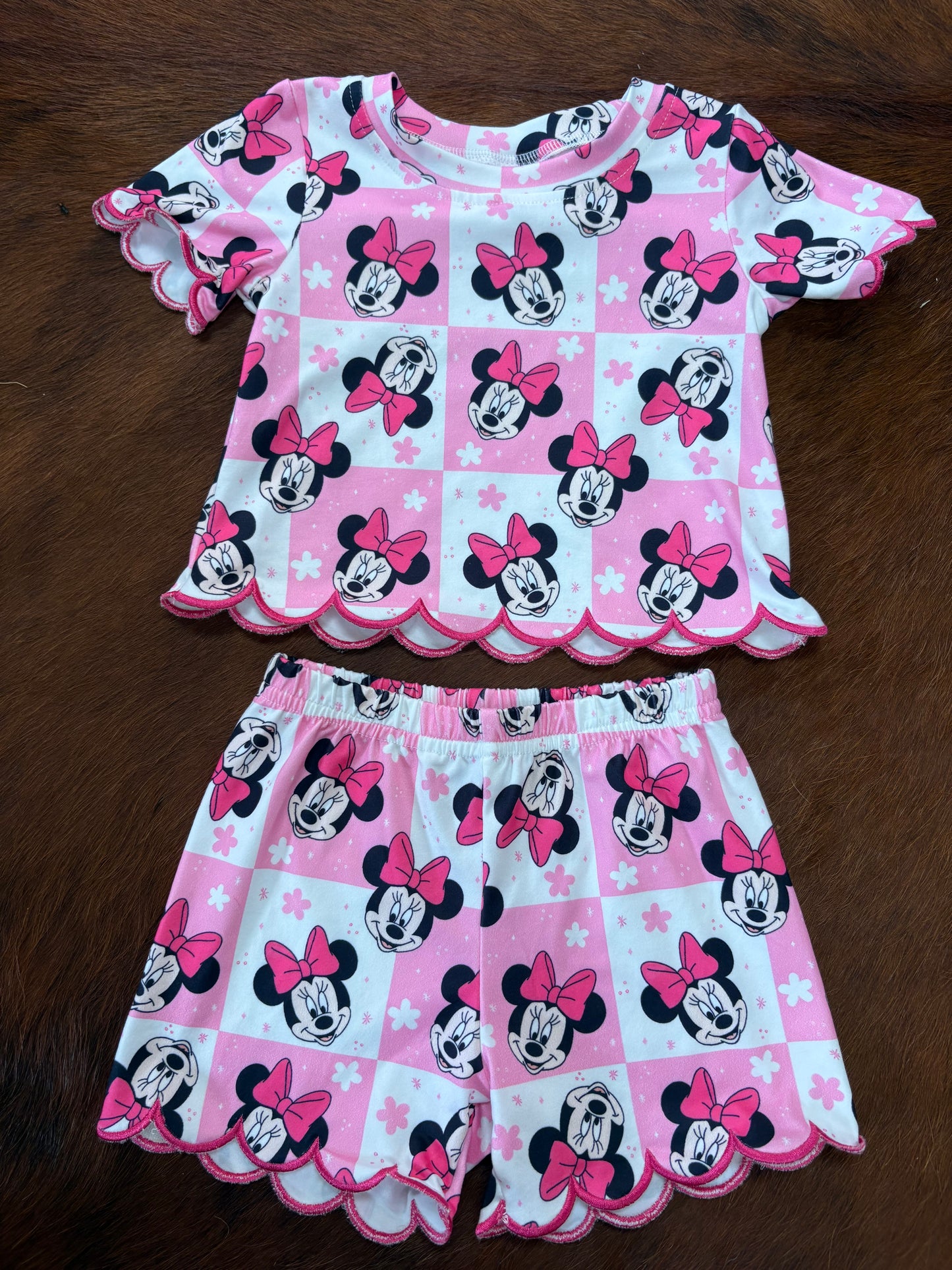 Minnie Mouse Short Set