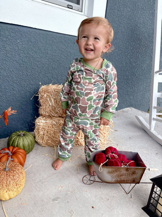 Camo pajama set