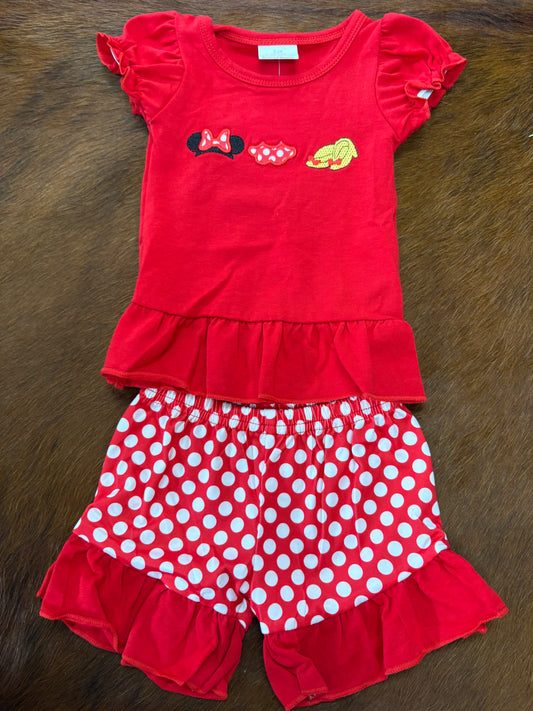 Minnie Mouse Short Set