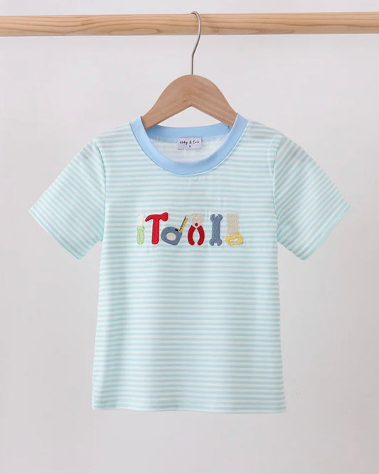 Boy tool embroidered t shirt