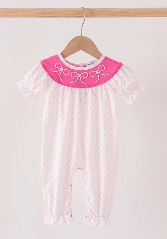 Bow Pearl Romper