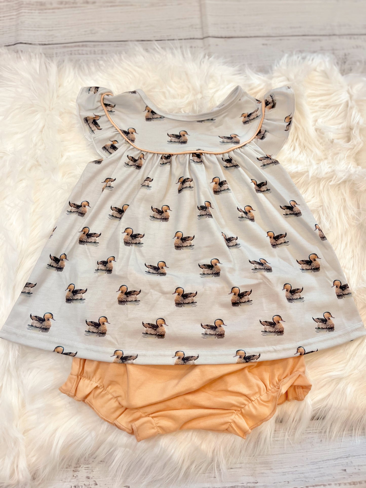 Duck Print Bloomer Set Girls