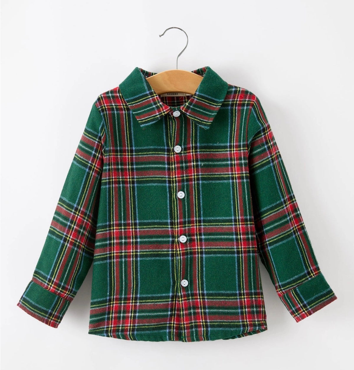Green Plaid Fannel