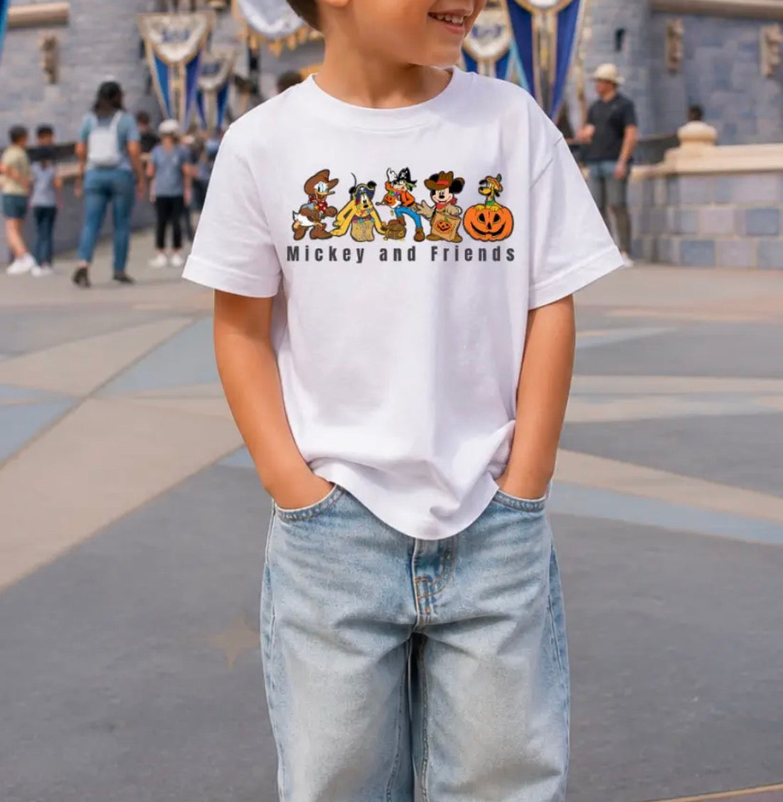 Mickey & Friends T shirt/trick or treat bundle