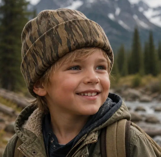 Kids Duck Camo Winter Beanie