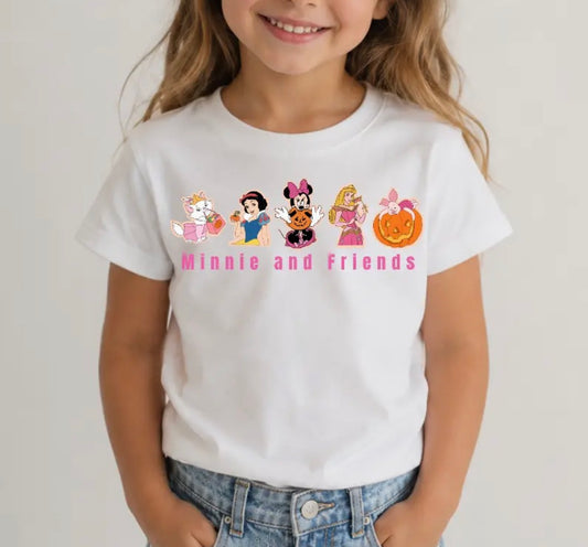 Minnie & friends t shirt/trick or treat bundle