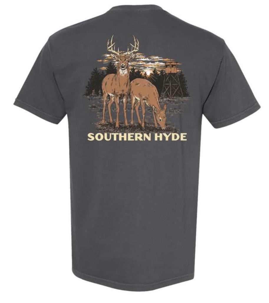 Deer T Shirt Grey