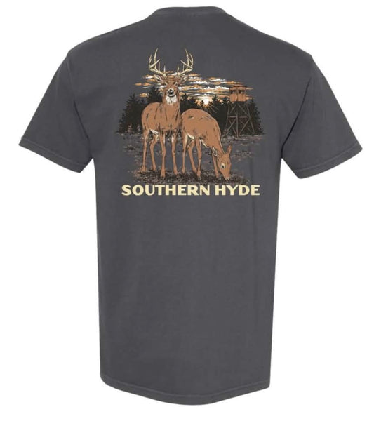 Deer T Shirt Grey