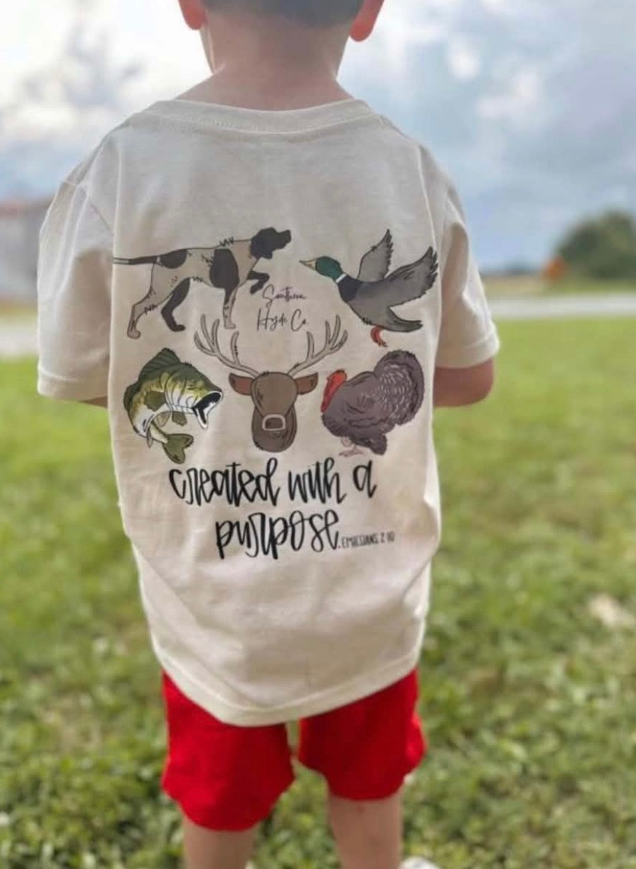 Created With A Purpose T Shirt
