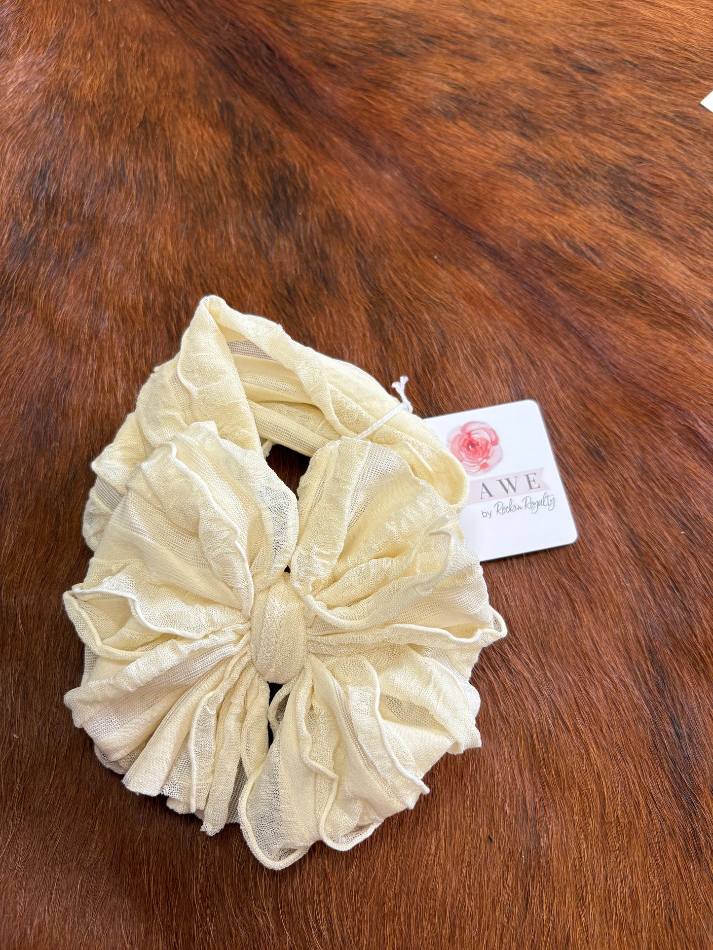 Sugar cookie headband bow