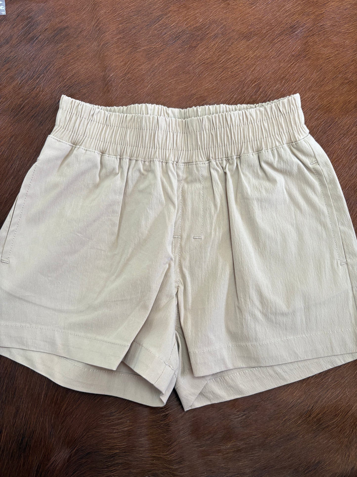 Tan boy shorts