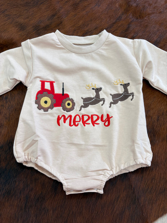 Merry boy onesie