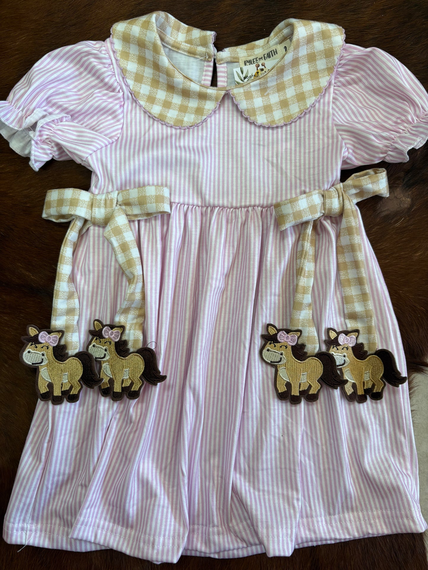 Farm horse girl dress