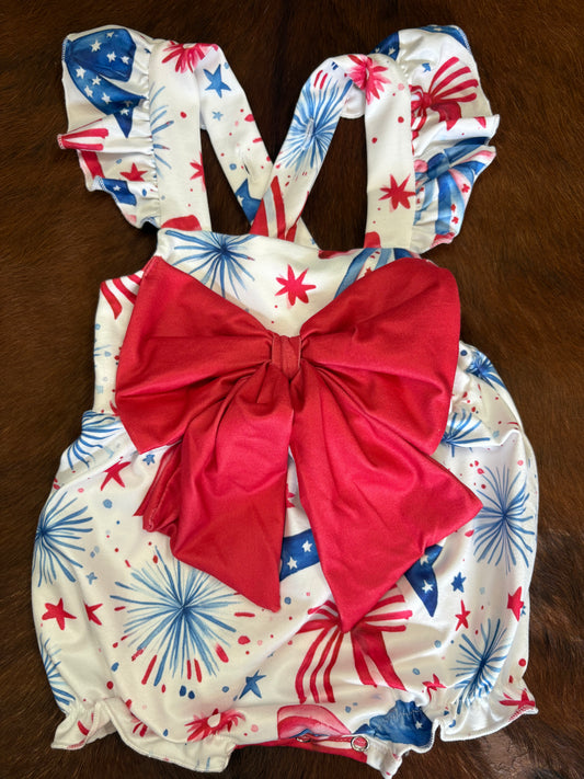Patriotic Bow Bubble