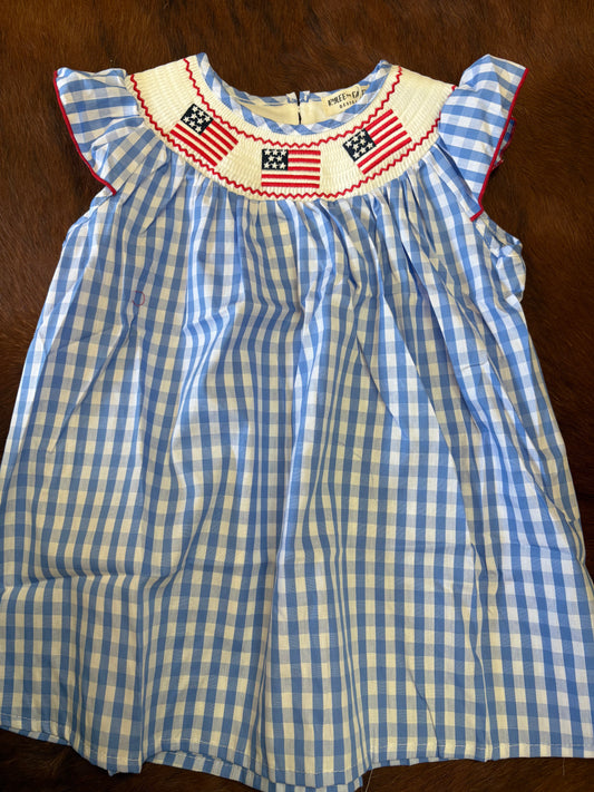 Patriotic Embroidered Dress