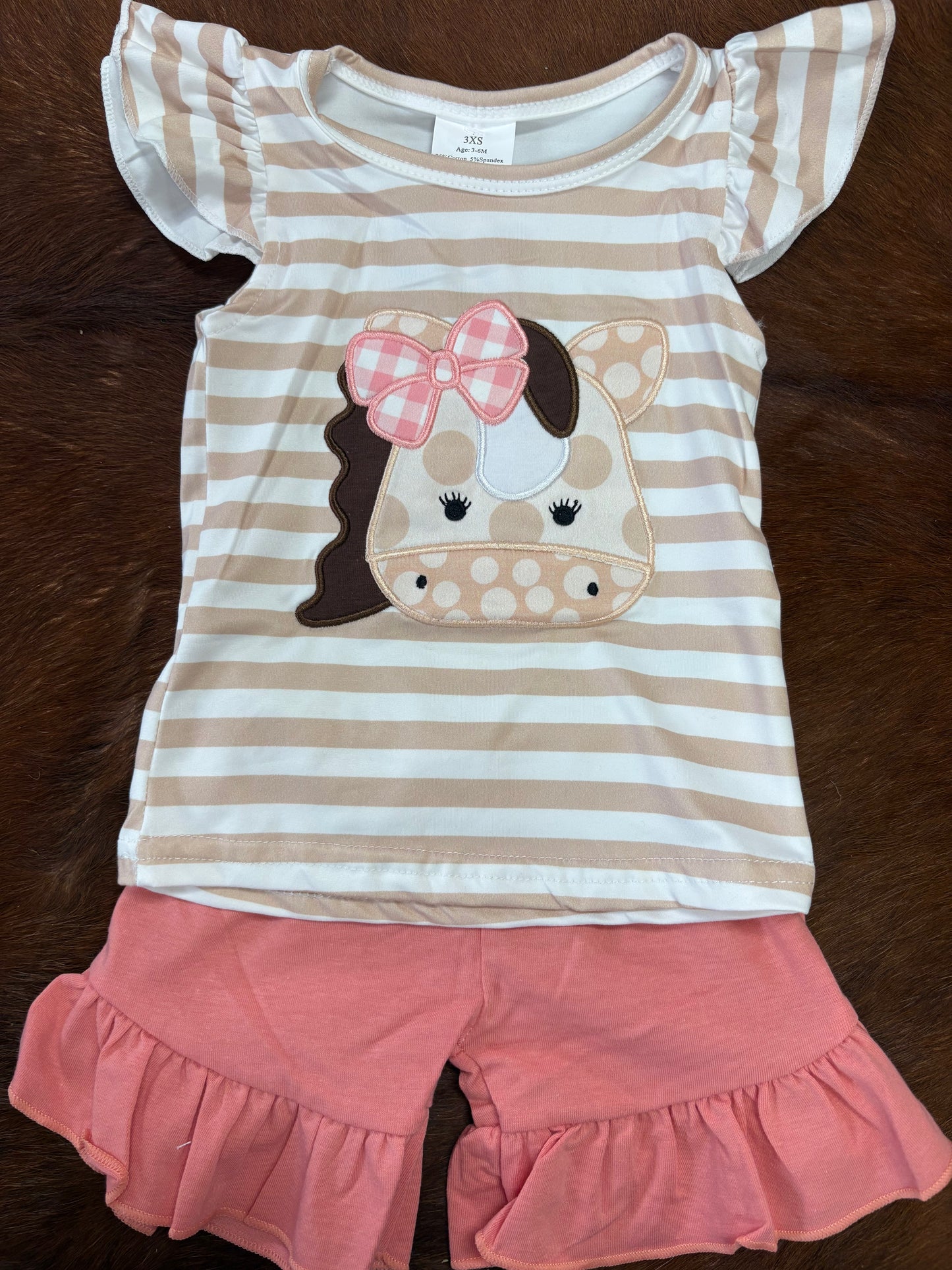 Western Horse Short Set