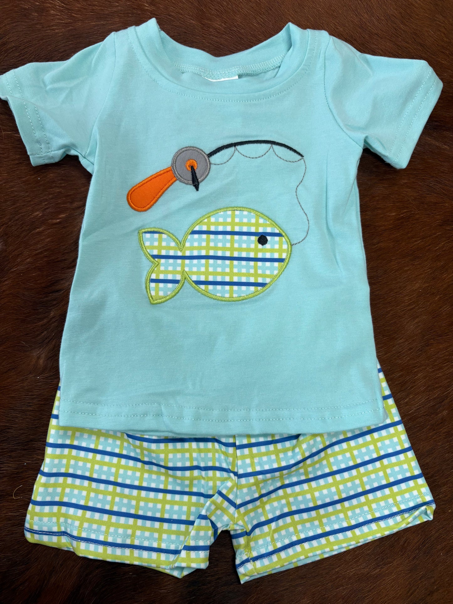 Fishing Boy Short Set