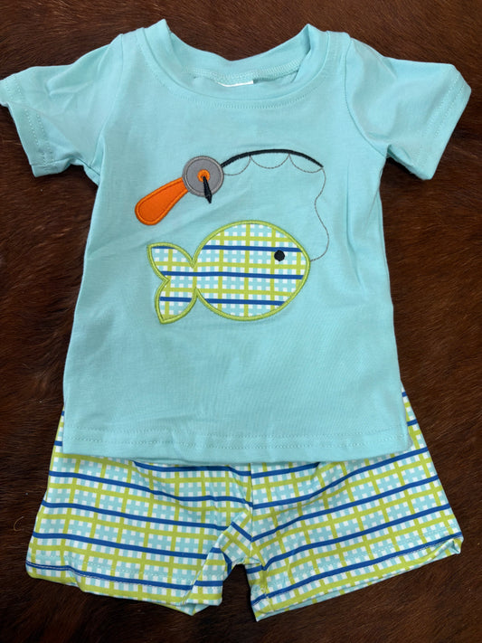Fishing Boy Short Set