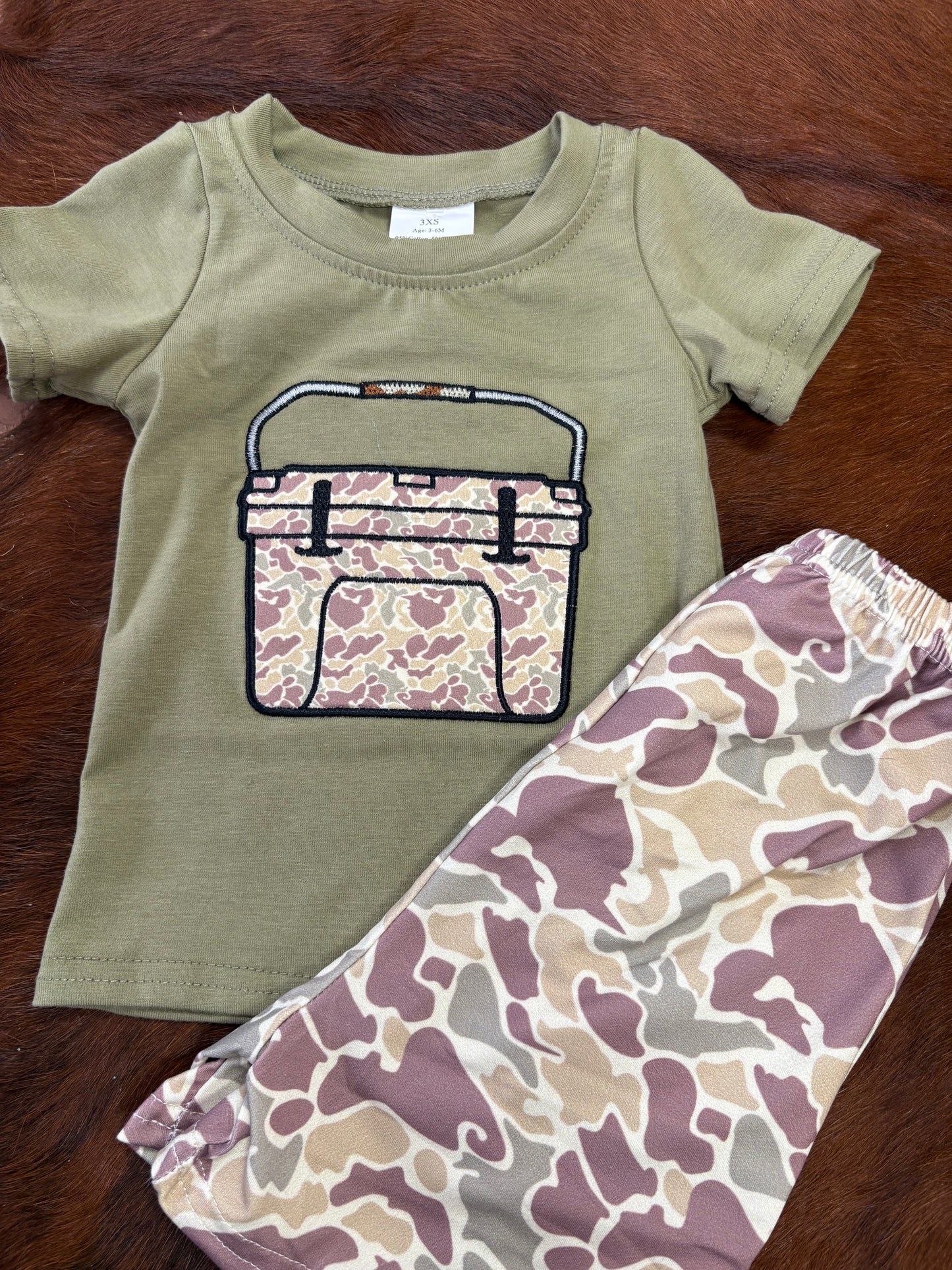 Camo Cooler Boy Outfit Set