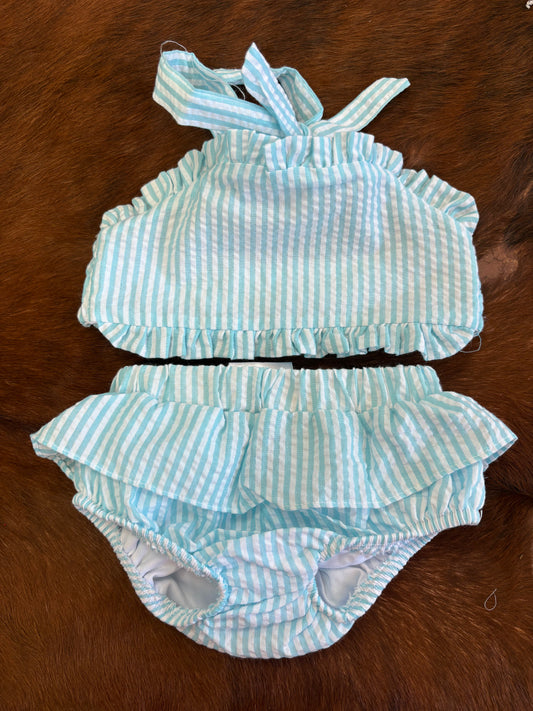 Teal Girl Bathing Suit