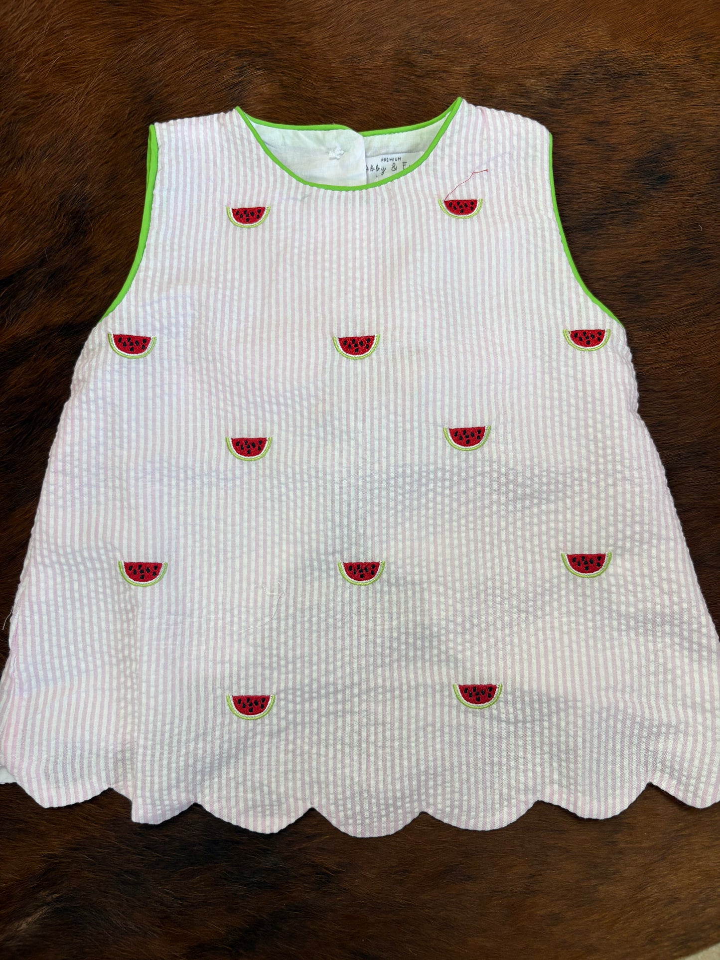 Watermelon Smocked Set