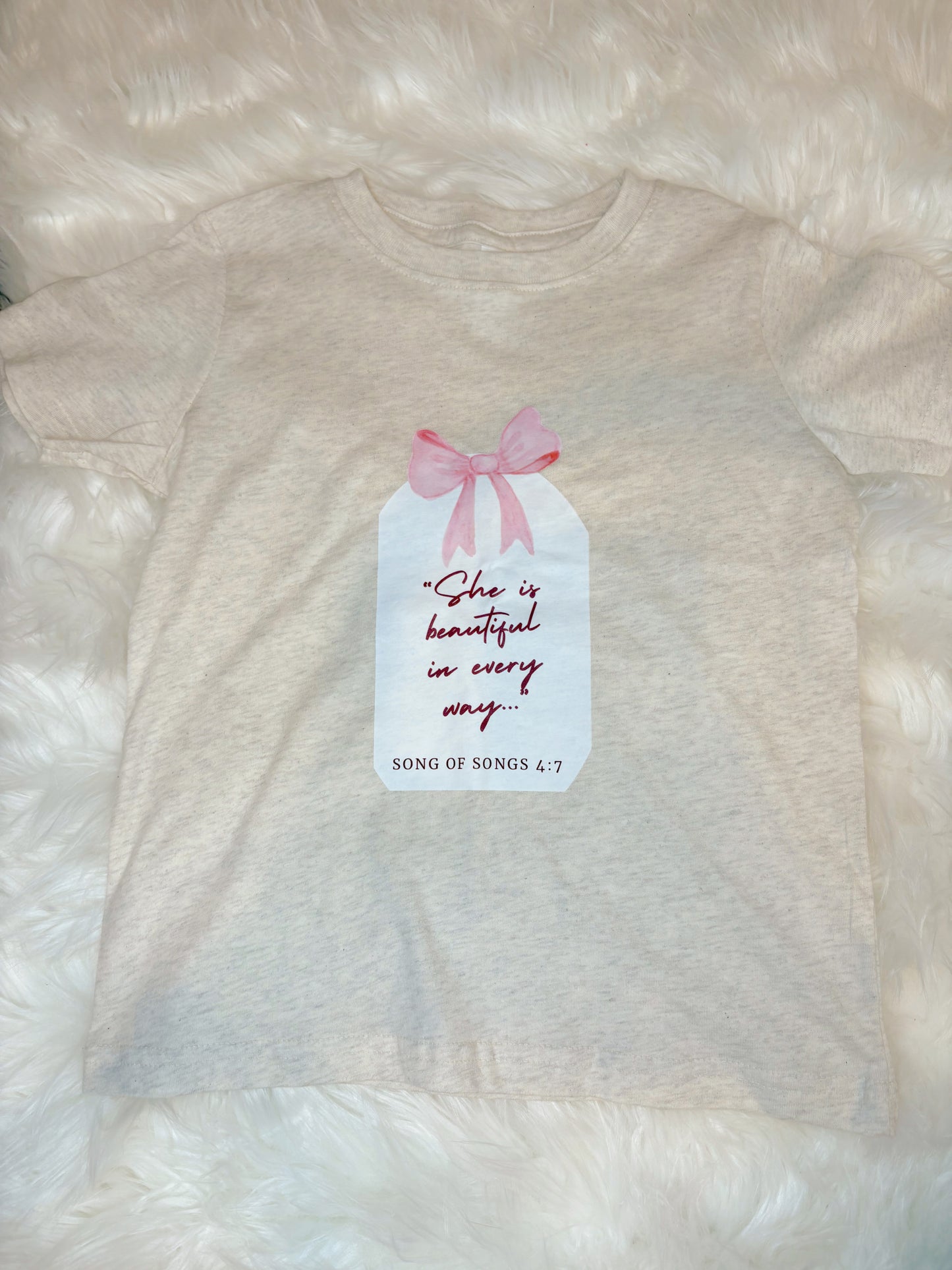 Song Of Songs 4:7 T Shirt Girls