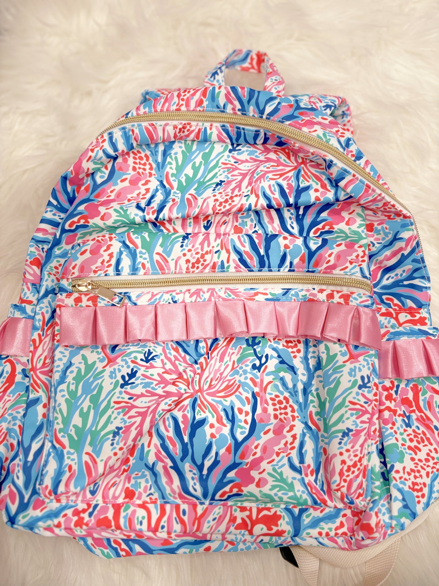 Girl pink pattern Backpack