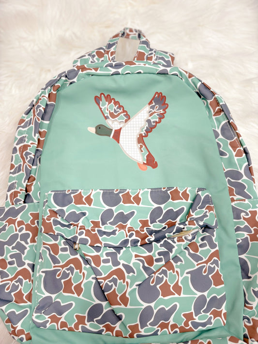 Camo Boy Duck Backpack